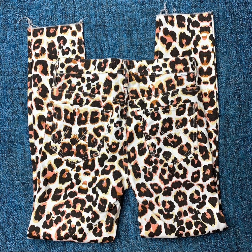 Mother High Waisted Touch Of the Tiger Fray Jeans - Picture 6 of 10